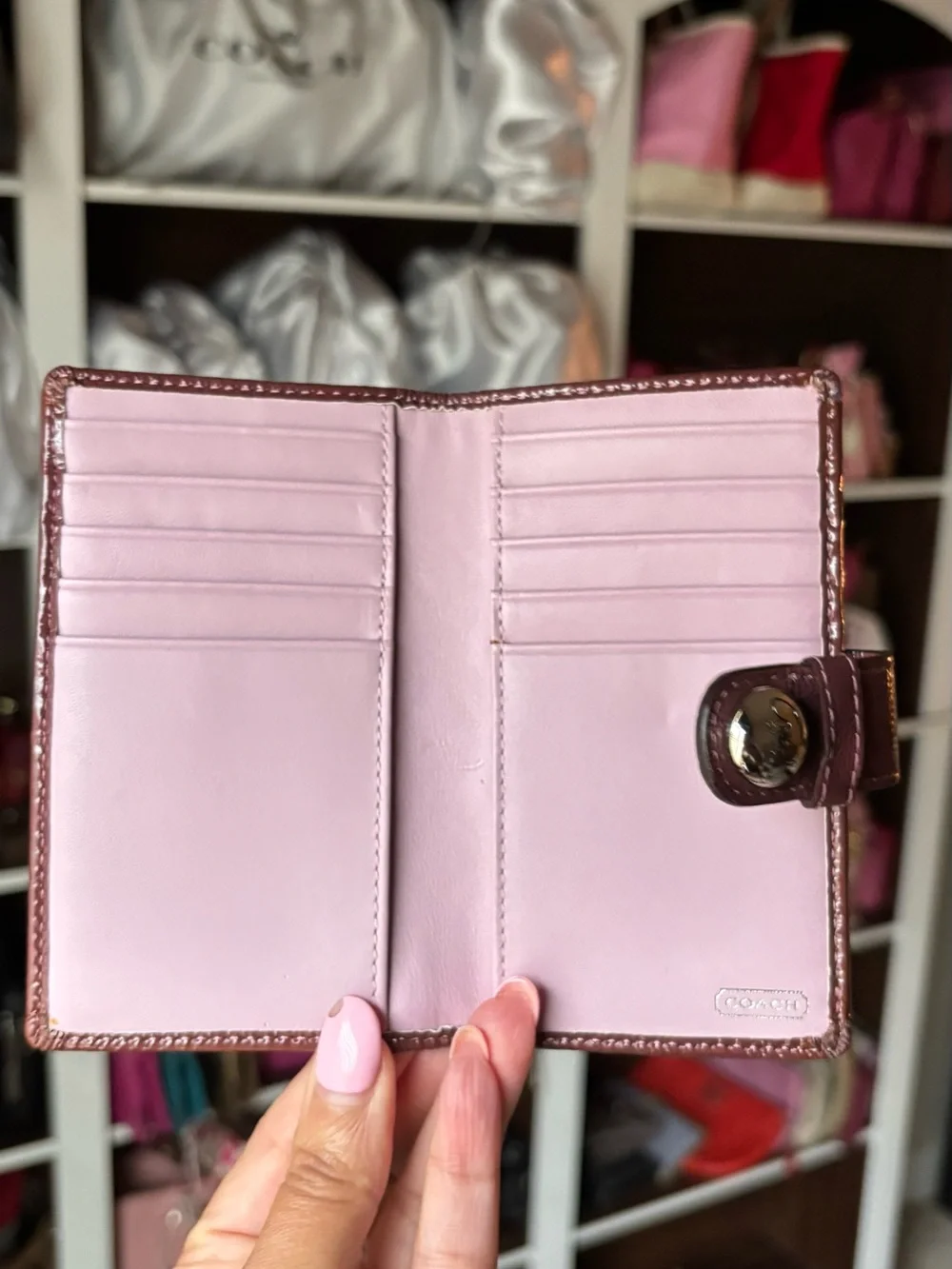 💜COACH Gramercy Op Art Bag & Wallet💜